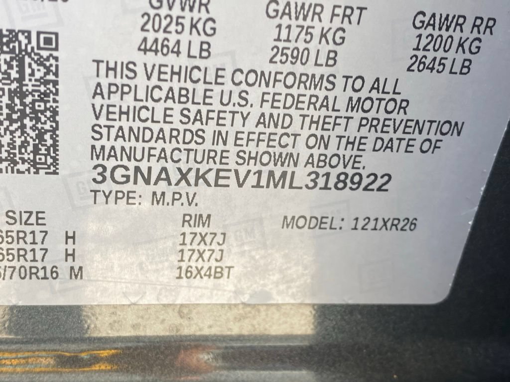 Used 2021 Chevrolet Equinox LT FWD image 32