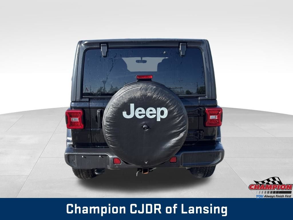 Used 2021 Jeep Wrangler Unlimited Sahara w/ Uconnect 4C Nav & Sound Group AWD/4WD image 7