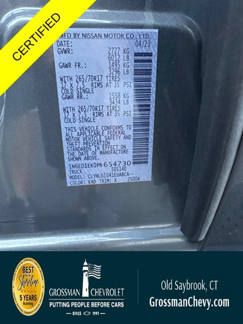 Used 2023 Nissan Frontier PRO-4X w/ Pro Convenience Package AWD/4WD image 35