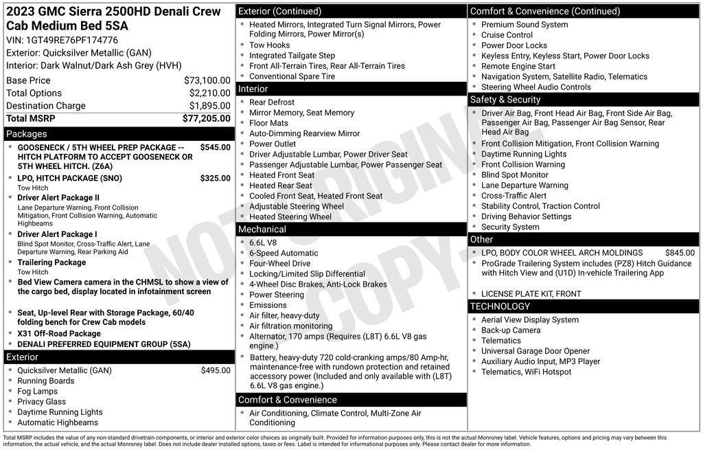 Used 2023 GMC Sierra 2500 Denali image 5