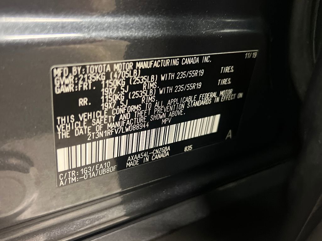 Used 2020 Toyota RAV4 Limited w/ All Weather Liner Package image 28
