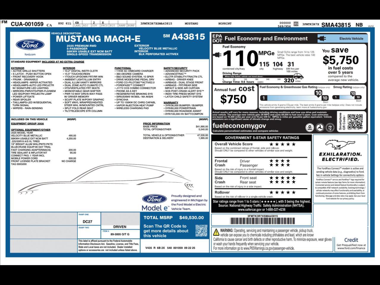 Used 2025 Ford Mustang Mach-E Premium image 13