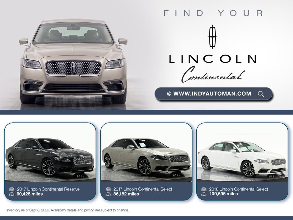 Used 2017 Lincoln Continental Select w/ Climate Package FWD image 18