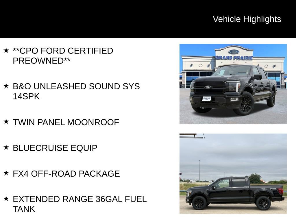 Certified 2024 Ford F150 Platinum w/ Equipment Group 702A High AWD/4WD image 5