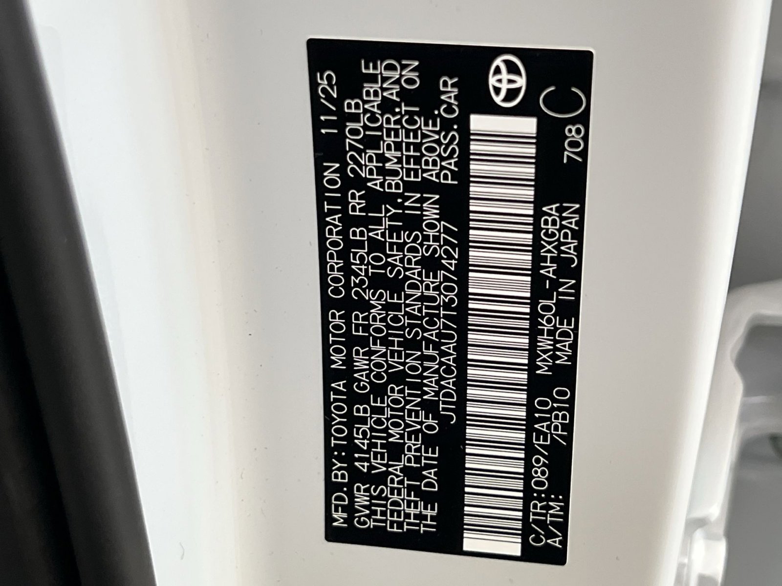 New 2026 Toyota Prius XLE image 23