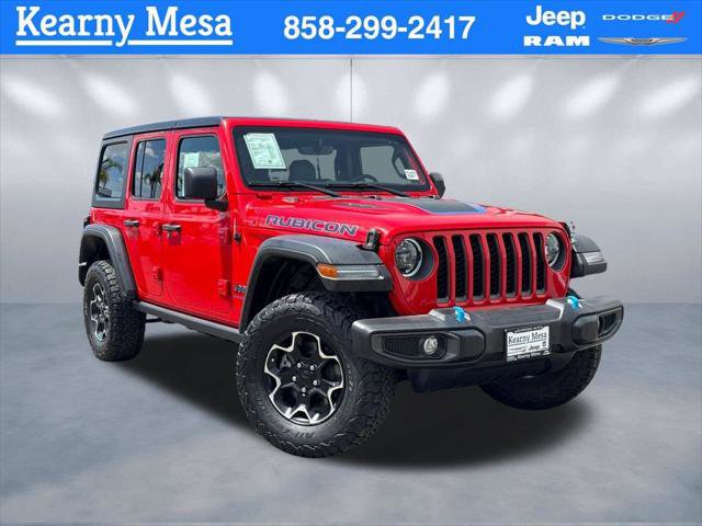 Certified 2023 Jeep Wrangler Unlimited Rubicon 4xe AWD/4WD image 1