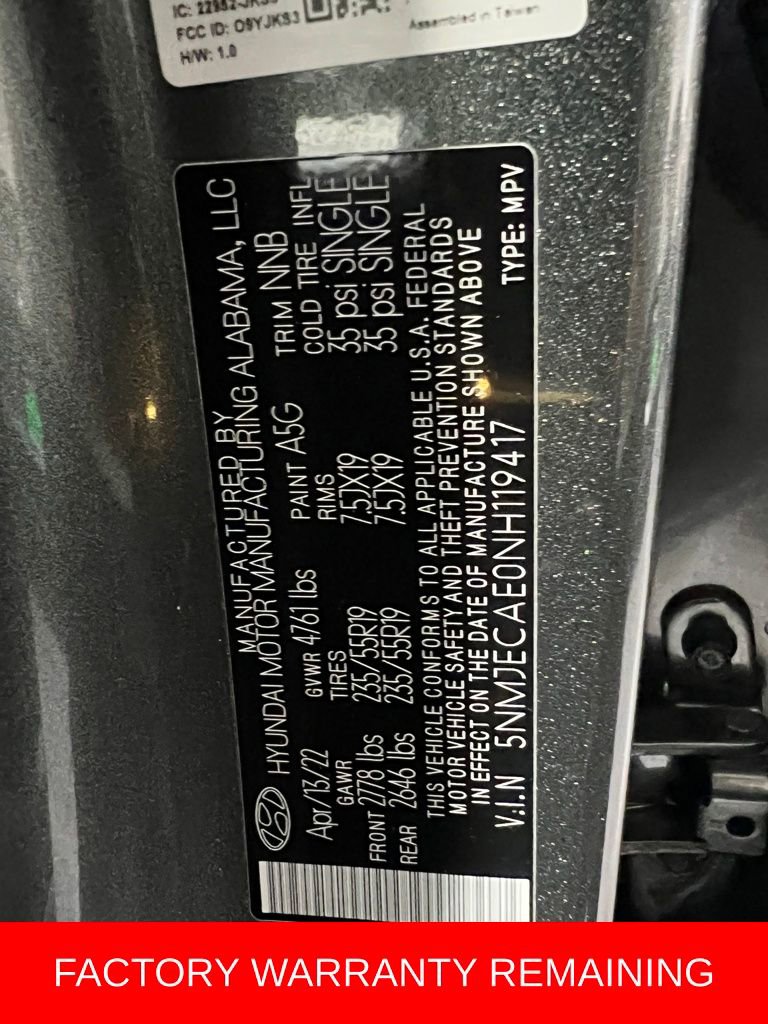 Used 2022 Hyundai Tucson Limited image 46