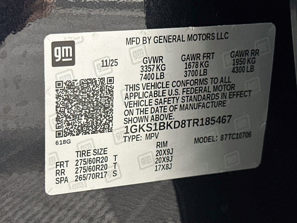 Used 2026 GMC Yukon Elevation w/ LPO, Floor Liner Package RWD image 33
