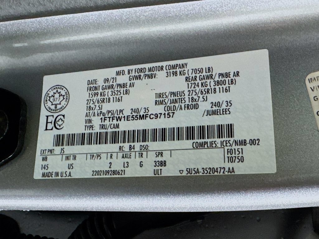 Used 2021 Ford F150 XLT w/ Equipment Group 301A Mid AWD/4WD image 40
