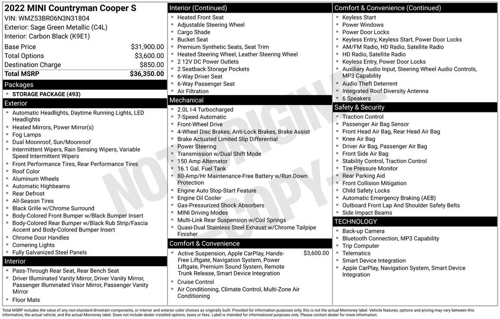 Used 2022 MINI Cooper Countryman S FWD image 9