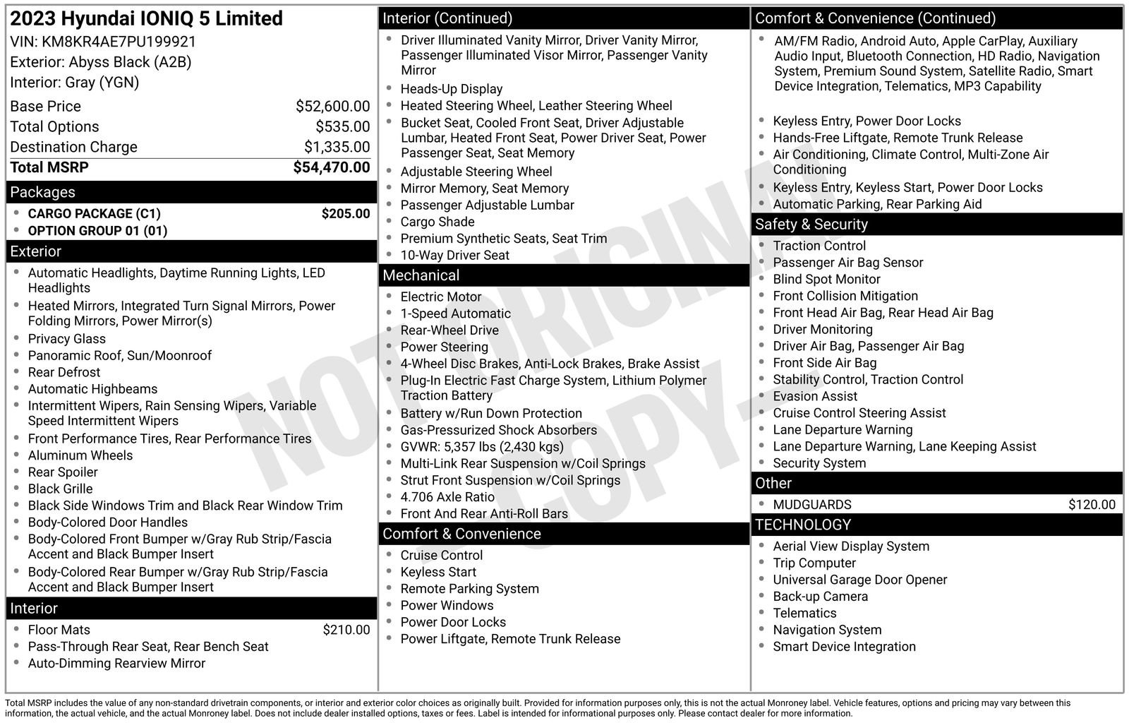 Used 2023 Hyundai Ioniq 5 Limited w/ Cargo Package image 6