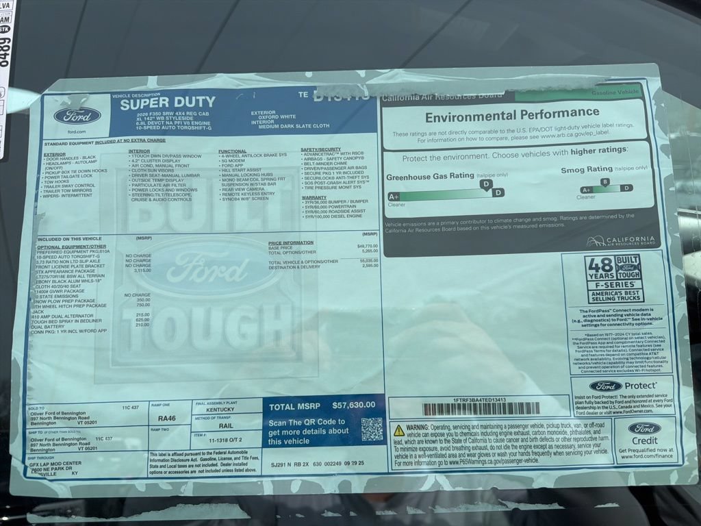 New 2026 Ford F350 XL w/ STX Appearance Package AWD/4WD image 45