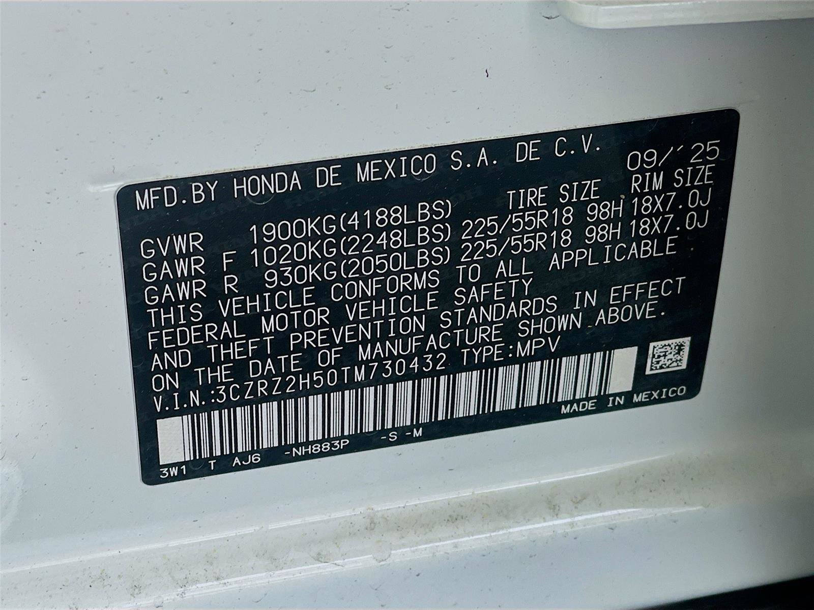 New 2026 Honda HR-V Sport image 21