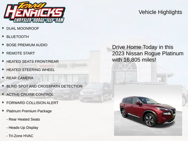 Used 2023 Nissan Rogue Platinum AWD/4WD image 4