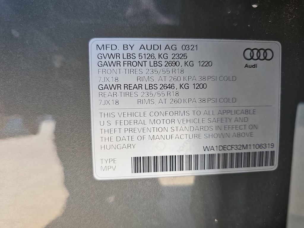 Used 2021 Audi Q3 2.0T Premium w/ Convenience Package image 39