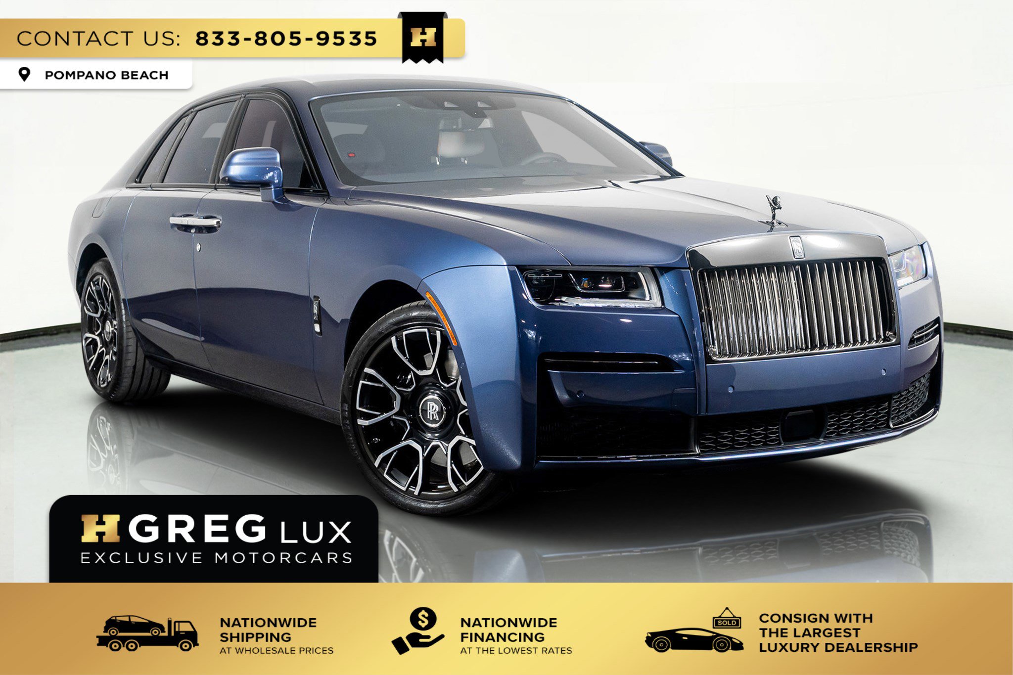 Used 2024 Rolls-Royce Ghost Black Badge w/ Black Badge Ghost Package