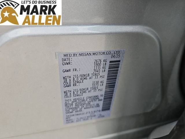 Used 2025 Nissan Pathfinder SV FWD image 33