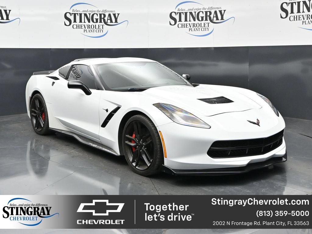Used 2019 Chevrolet Corvette Stingray Coupe w/ Carbon Flash Badge Package RWD 360° Tour