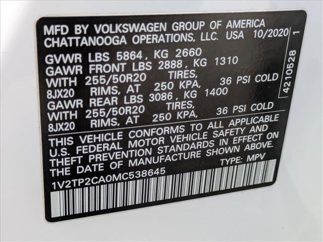Used 2021 Volkswagen Atlas SEL Premium image 27