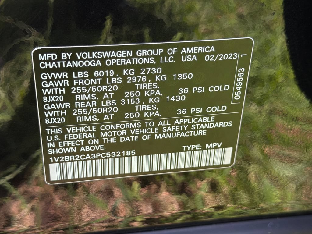 Certified 2023 Volkswagen Atlas SEL AWD/4WD image 36