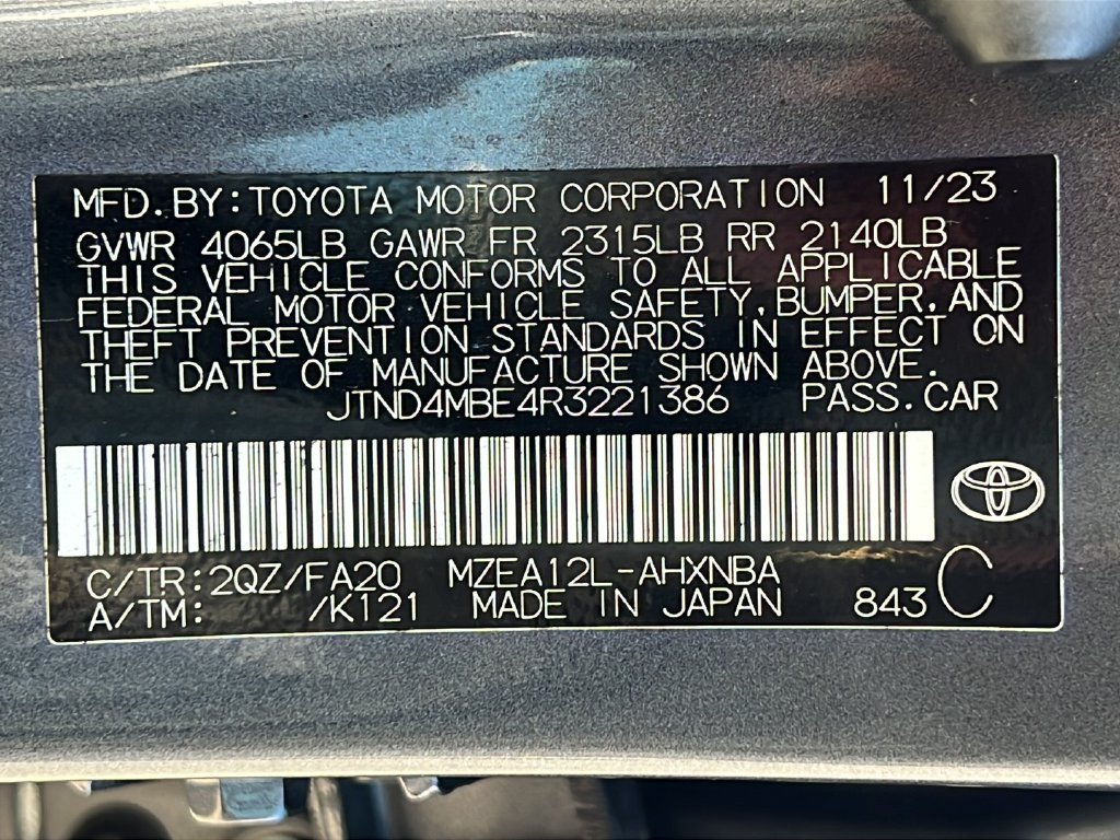 Used 2024 Toyota Corolla SE FWD image 24