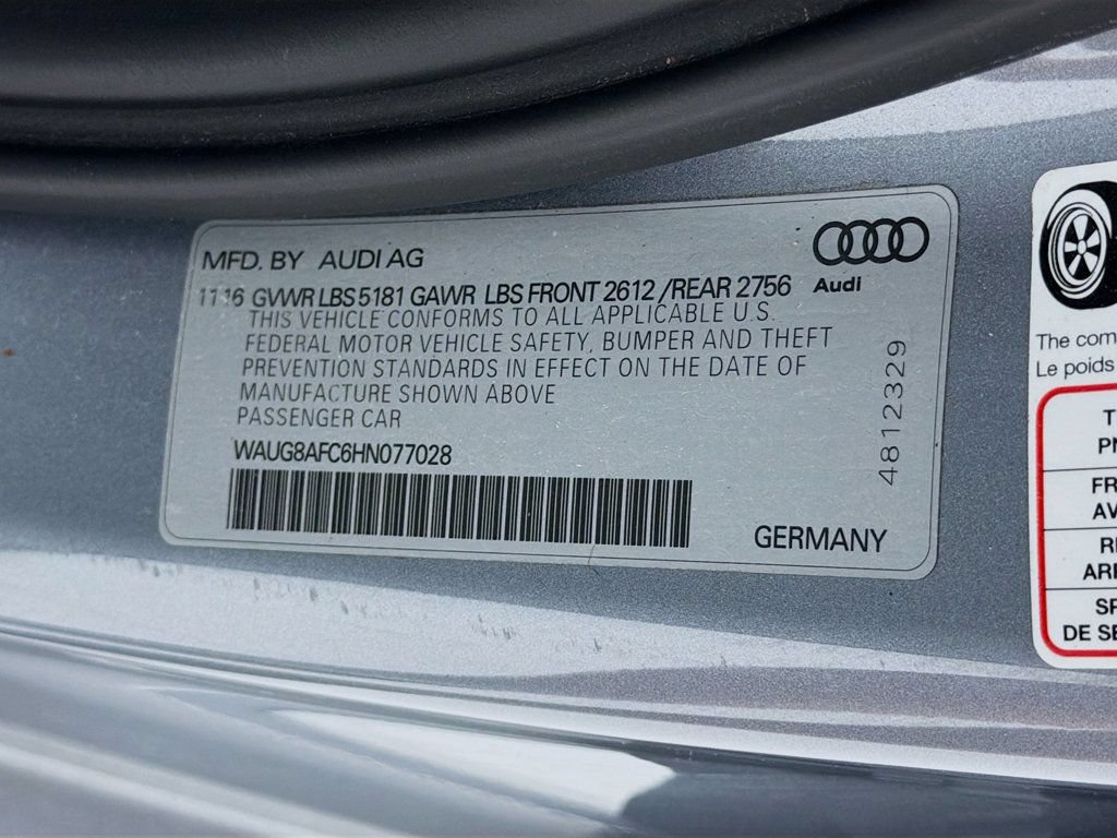 Used 2017 Audi A6 2.0T Premium Plus w/ Premium Plus Package AWD/4WD image 34