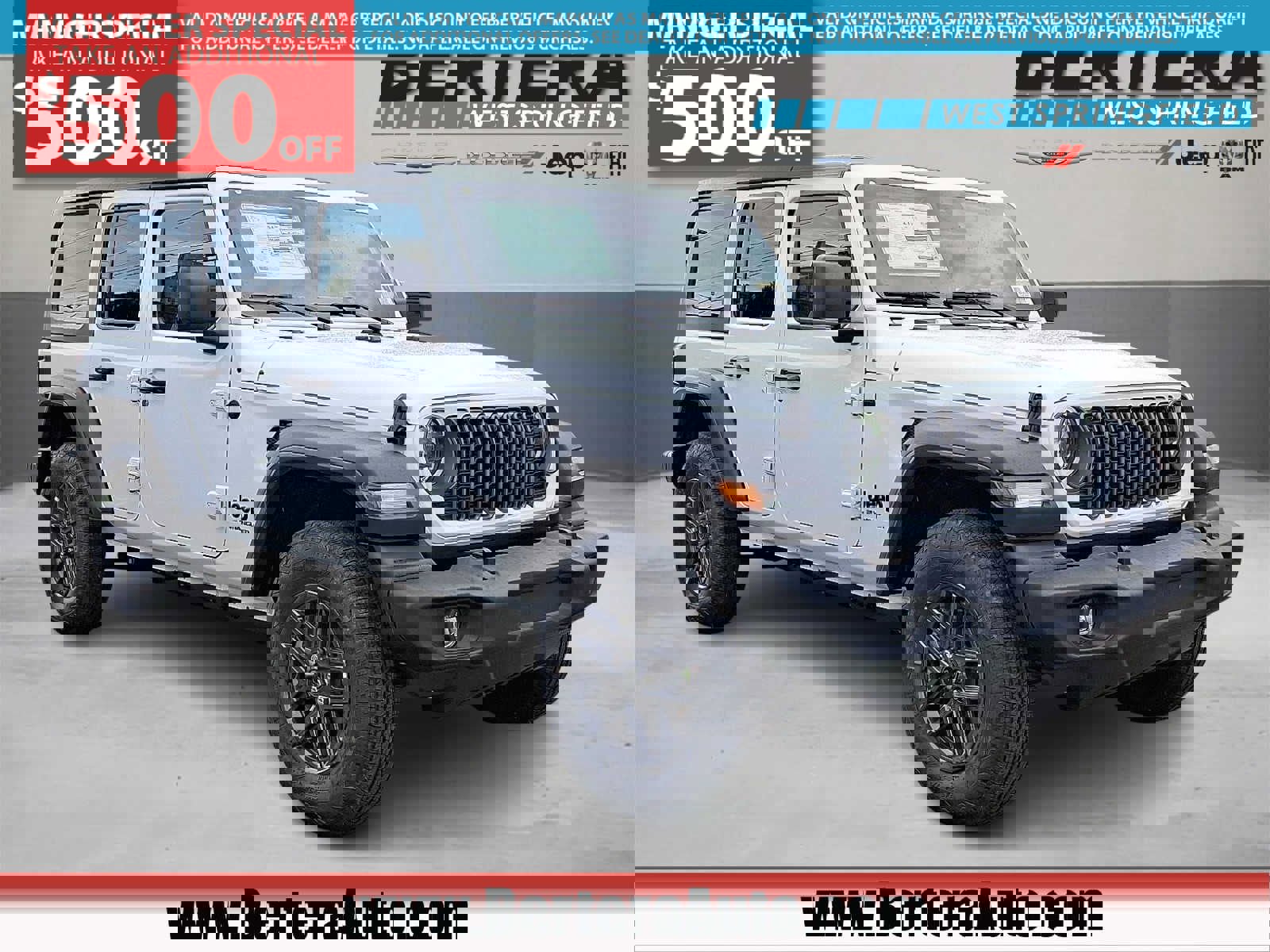 New 2025 Jeep Wrangler Unlimited Sport image 1