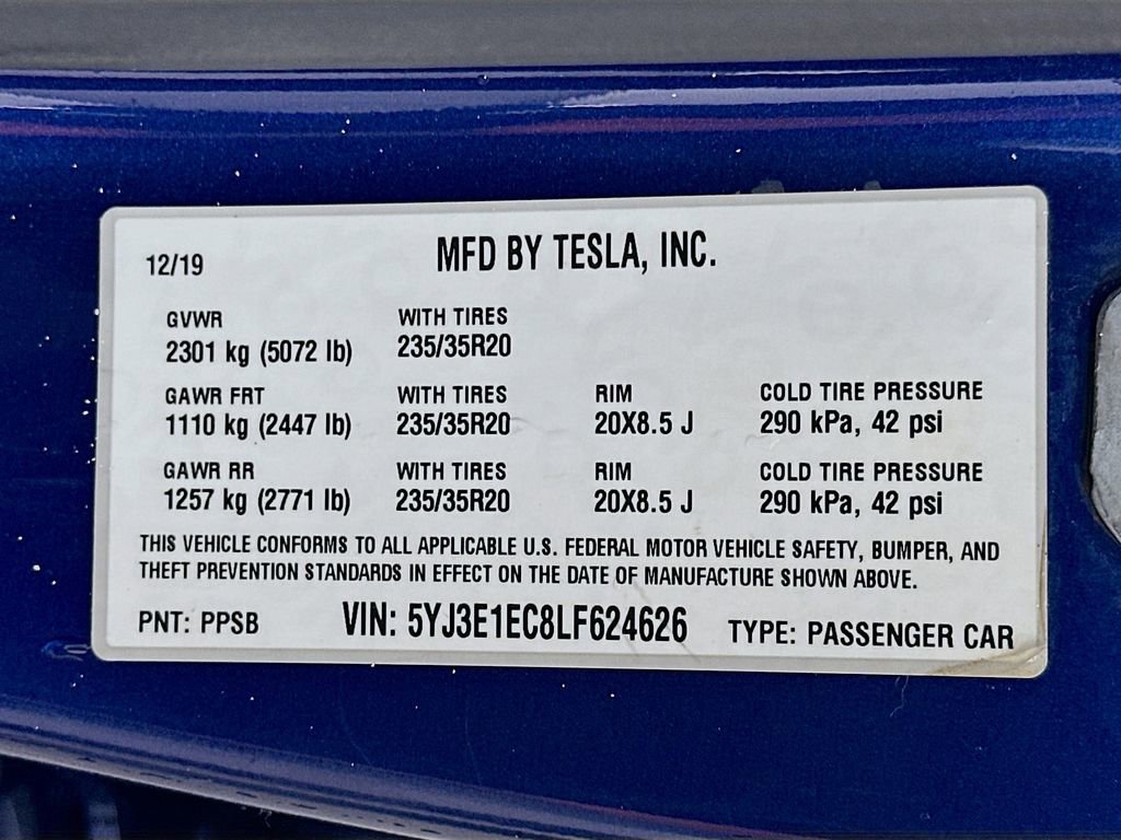 Used 2020 Tesla Model 3 Performance image 32