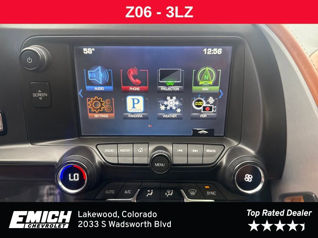 Used 2016 Chevrolet Corvette Z06 w/ 3LZ Preferred Equipment Group image 18