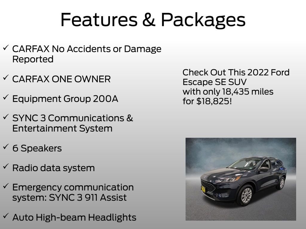 Certified 2022 Ford Escape SE AWD/4WD image 4