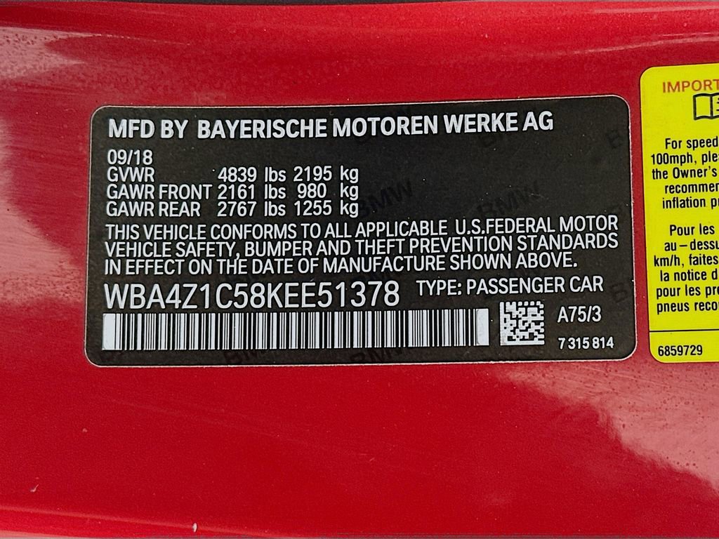 Used 2019 BMW 430i 430i w/ Convenience Package image 38