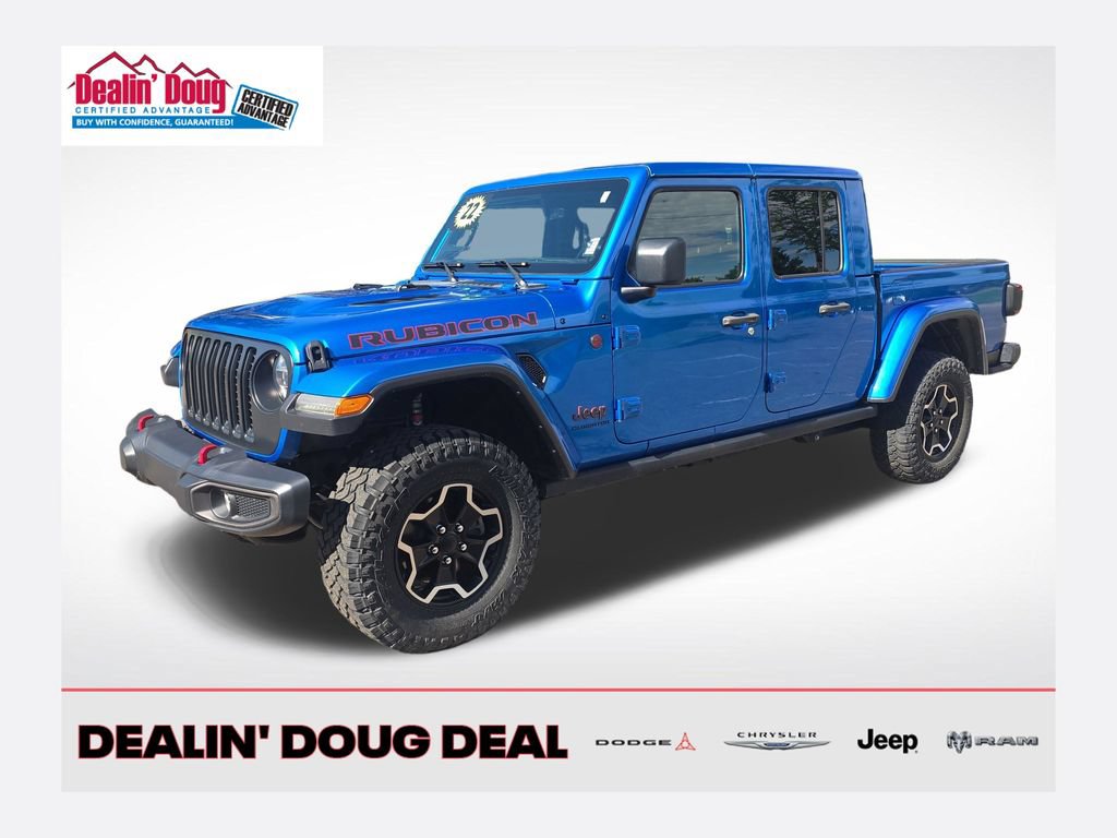 Used 2022 Jeep Gladiator Rubicon w/ LED Lighting Group AWD/4WD image 1