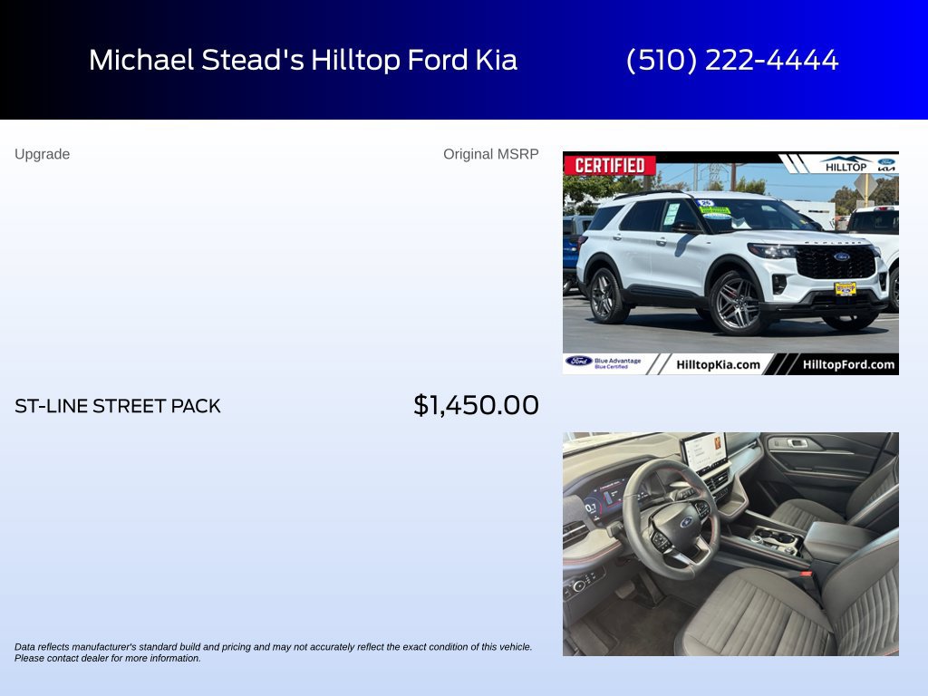 Certified 2026 Ford Explorer ST-Line w/ ST-Line Street Pack AWD/4WD image 6