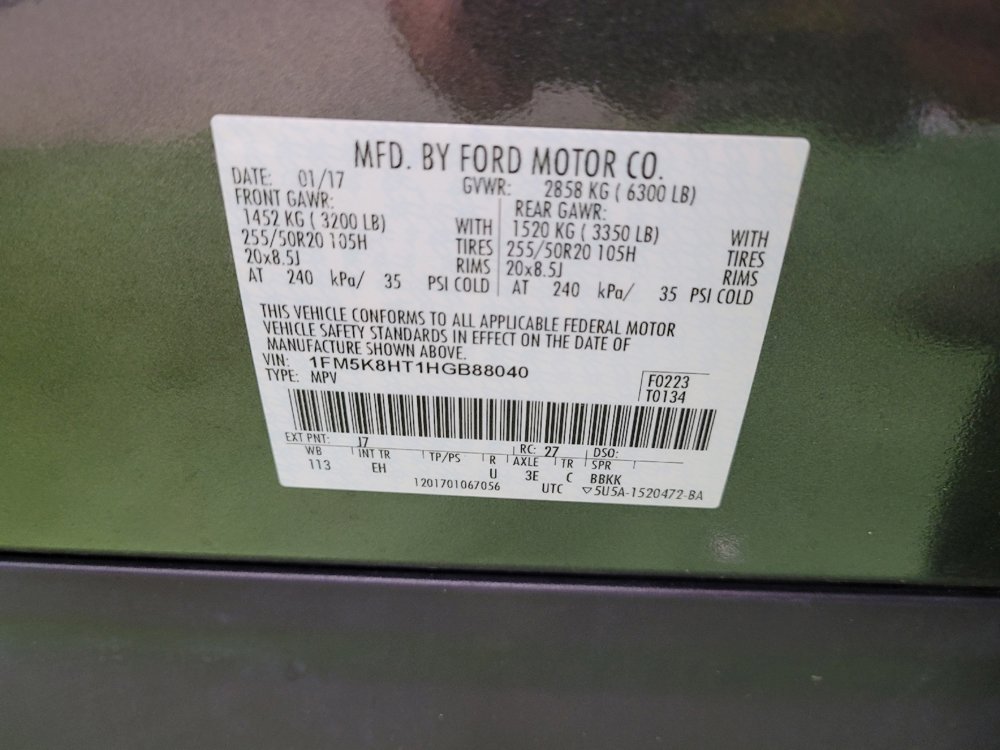 Used 2017 Ford Explorer Platinum AWD/4WD image 33