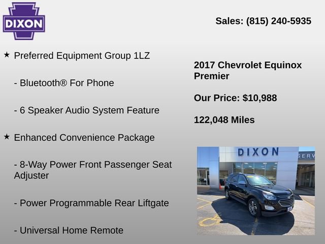 Used 2017 Chevrolet Equinox Premier w/ Enhanced Convenience Package image 4
