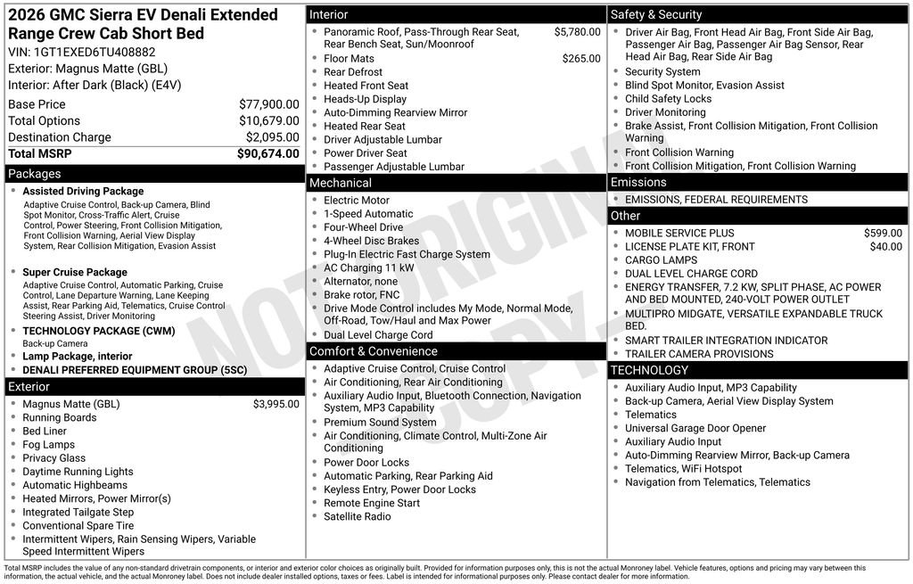 New 2026 GMC Sierra EV Denali image 11