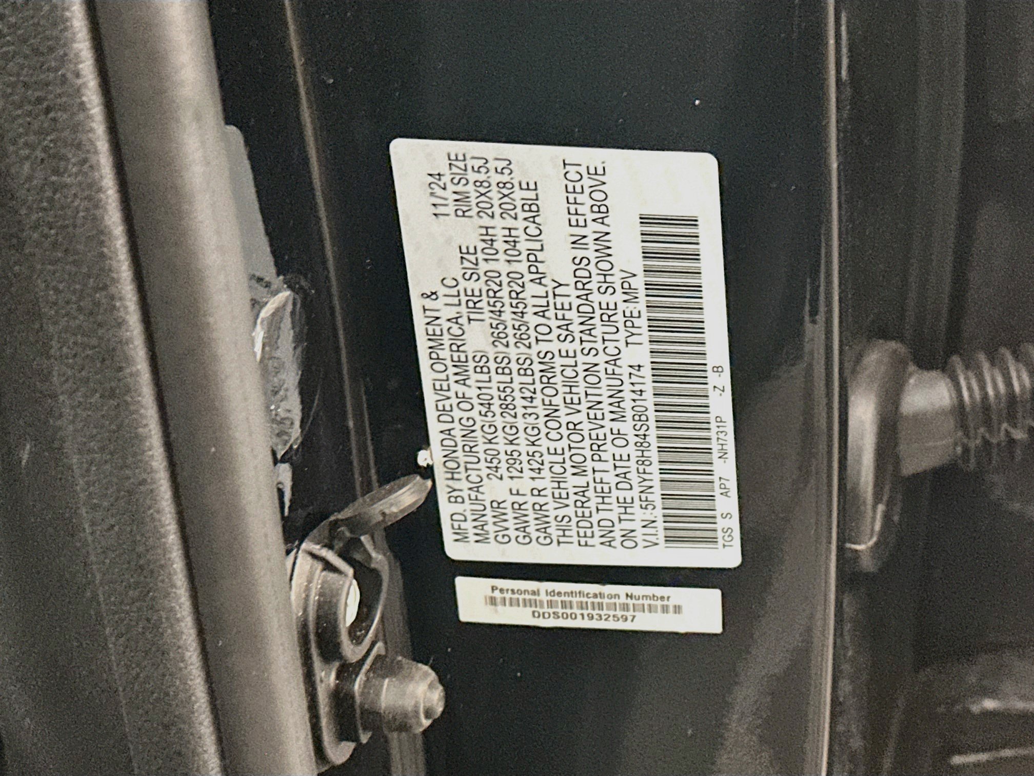 Used 2025 Honda Passport Black Edition image 12