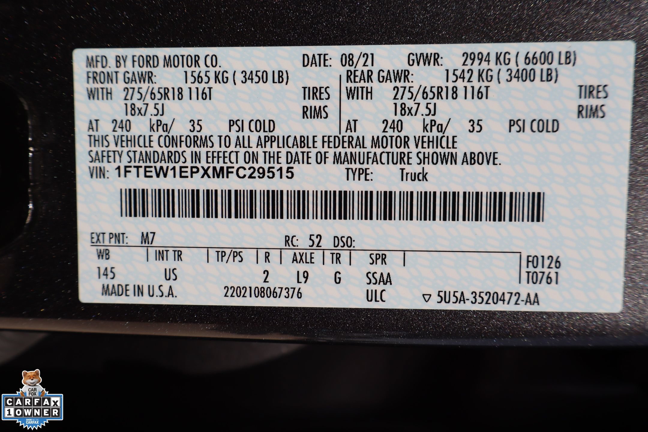 Used 2021 Ford F150 XLT w/ Equipment Group 302A High AWD/4WD image 28