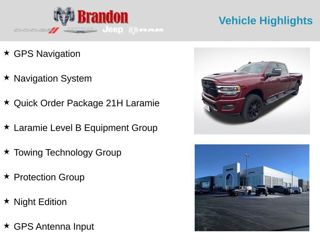 Used 2024 RAM 3500 Laramie w/ Night Edition AWD/4WD image 2