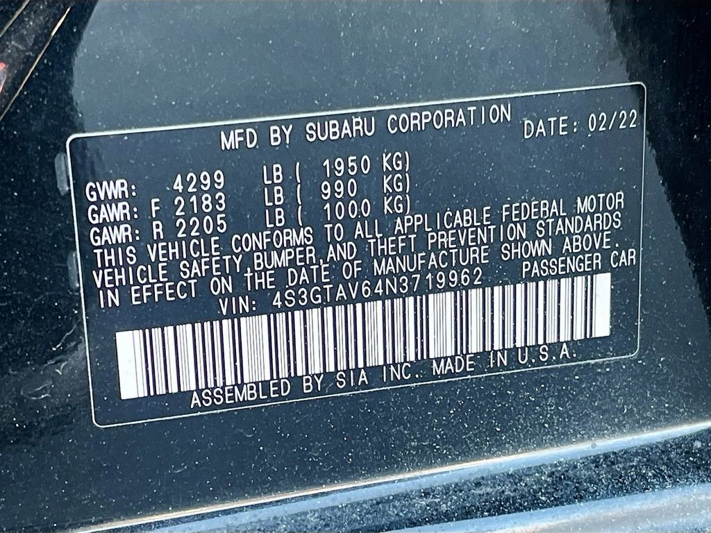 Used 2022 Subaru Impreza 2.0i Premium AWD/4WD image 29