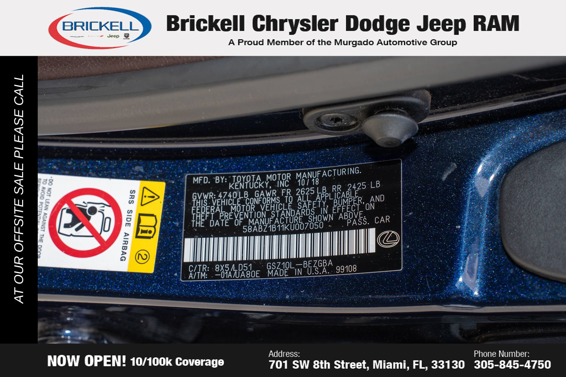 Used 2019 Lexus ES 350 w/ Premium Package FWD image 36