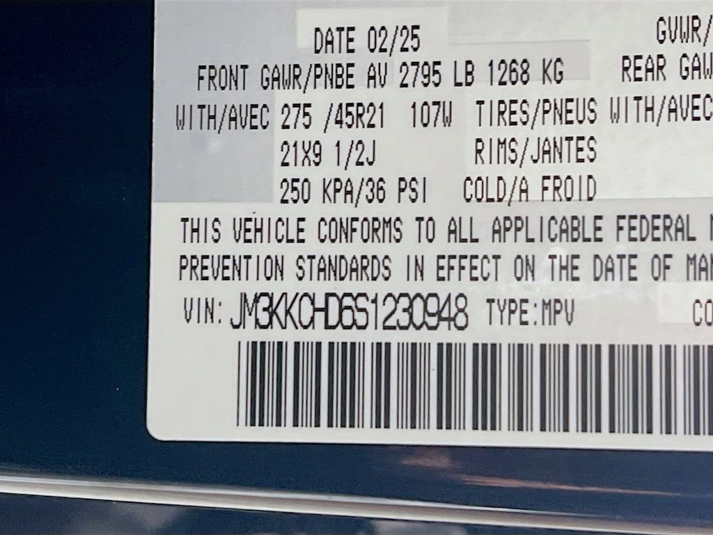 Used 2025 MAZDA CX-90 3.3 Turbo w/ Premium Sport Pkg image 29