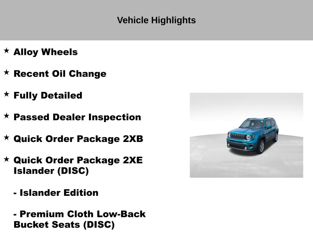 Used 2021 Jeep Renegade Latitude w/ Convenience Group AWD/4WD image 9