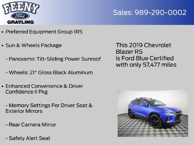 Used 2019 Chevrolet Blazer RS AWD/4WD image 8