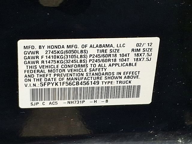 Used 2012 Honda Ridgeline RTL image 27