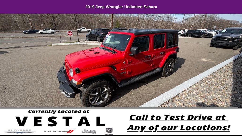 Used 2019 Jeep Wrangler Unlimited Sahara w/ Dual Top Group image 18