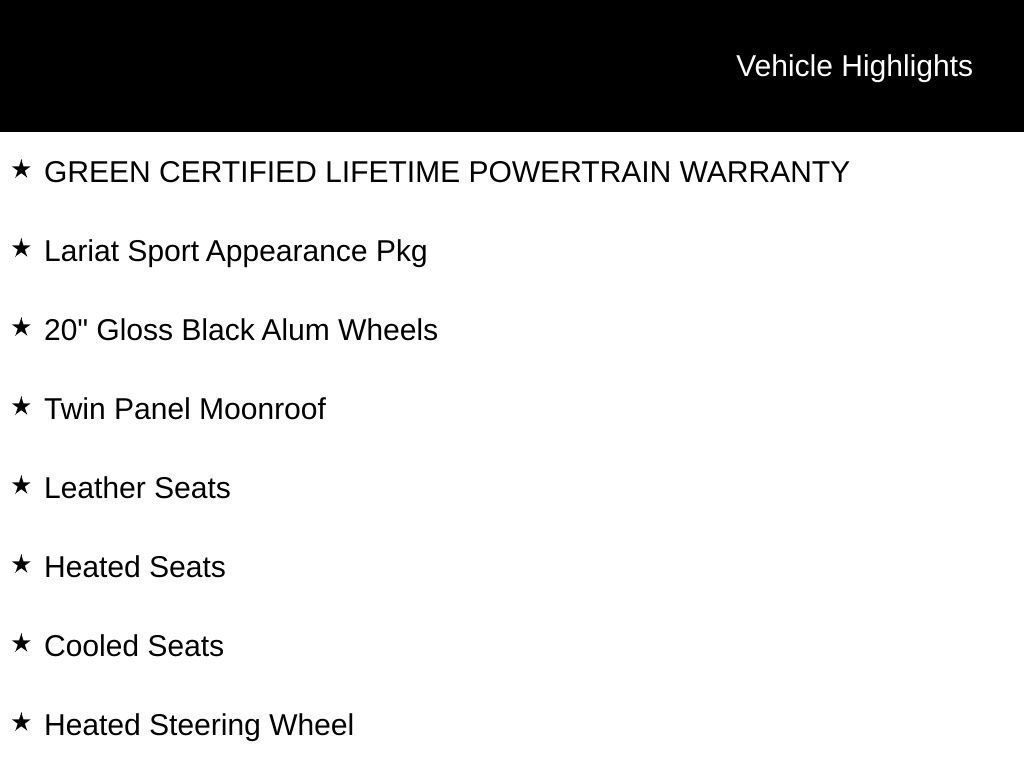 Used 2023 Ford F150 Lariat w/ Equipment Group 502A High AWD/4WD image 4