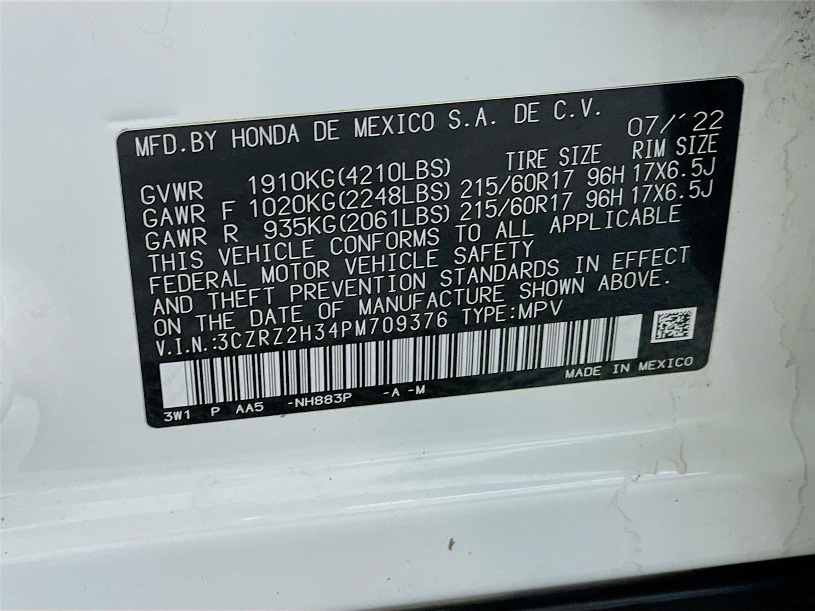 Used 2023 Honda HR-V LX image 34