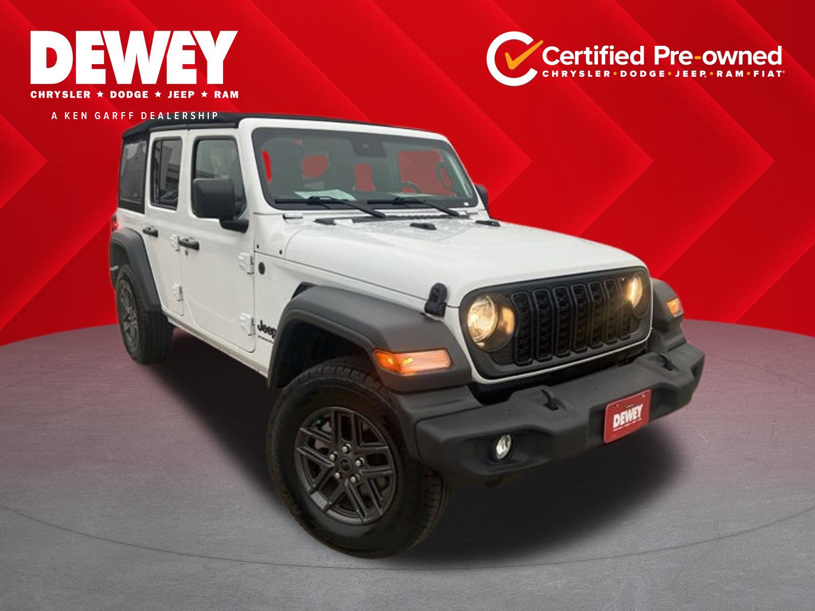 Certified 2024 Jeep Wrangler Sport S