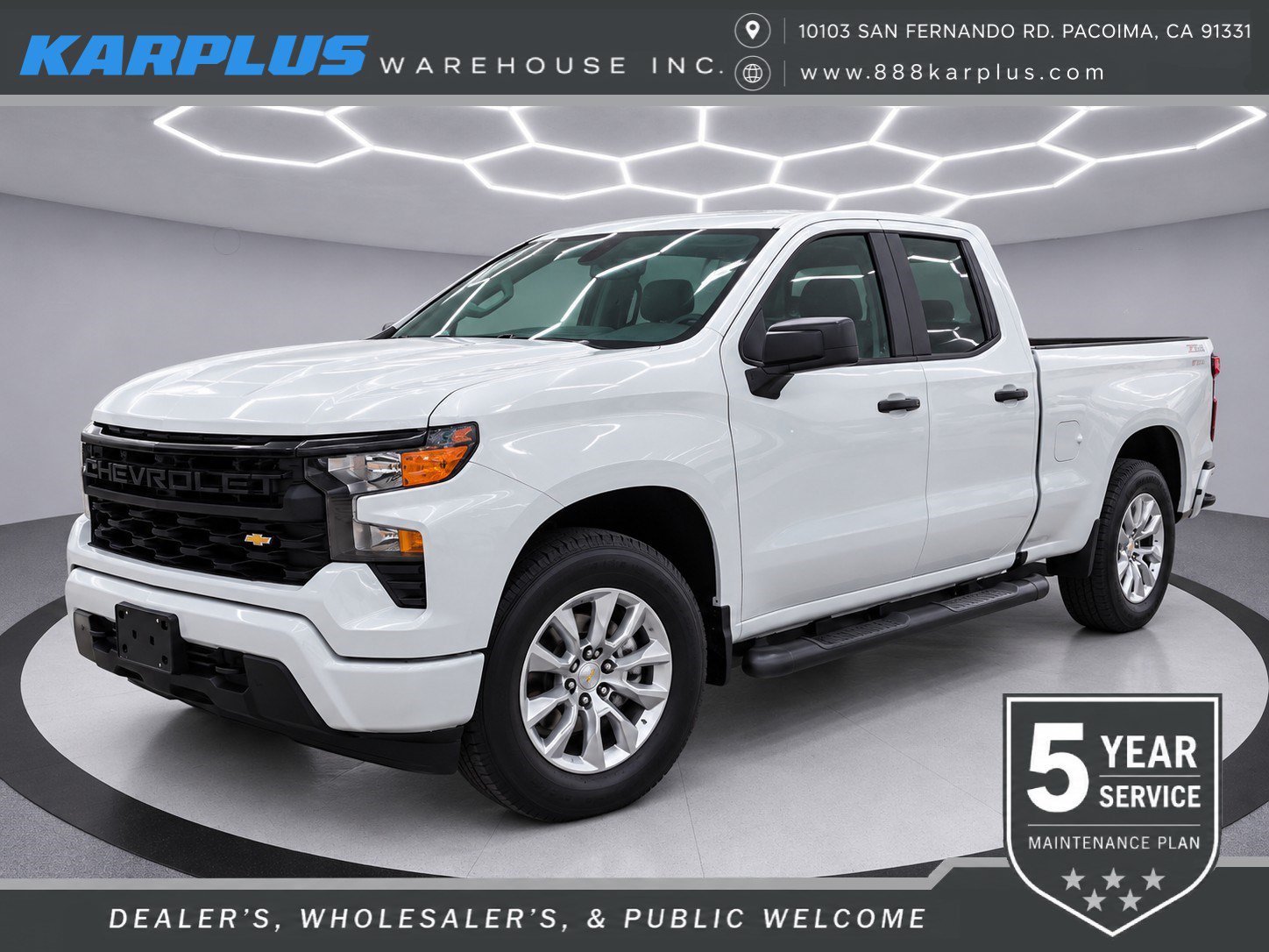 Used 2023 Chevrolet Silverado 1500 Custom w/ LPO, Dark Essentials Package RWD image 1
